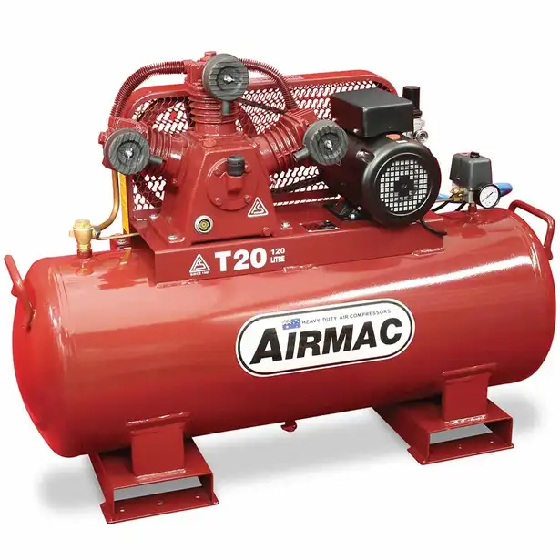 205762 airmac 240v l min air compressor am t20 120l 240v hero2